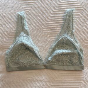 Victoria's Secret Lace Bralette in Soft Blue